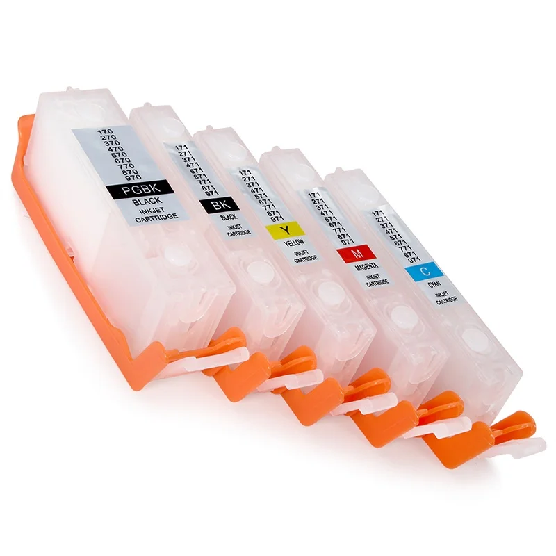 Чернильный картридж для Canon PIXMA TS6050/6051/6052/5050/5051/5052/5053 сменный PGI-570 5 цветов 4