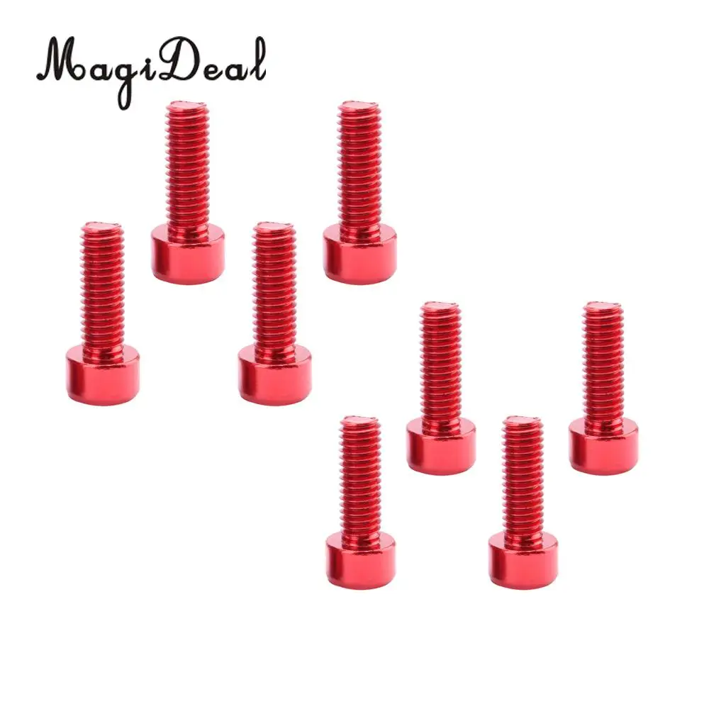 MagiDeal 8Pcs Aluminum Alloy Bolts Bicycle Water Bottle Cage Screws | Дом и сад