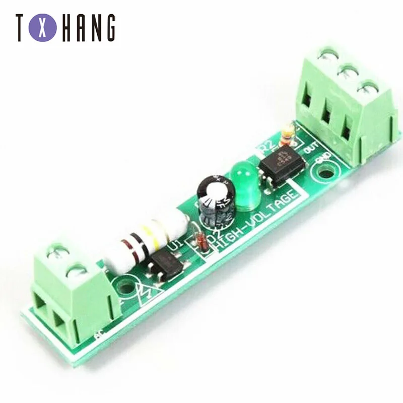 1-Bit AC 220V Optocoupler изоляционный модуль обнаружения напряжения Адаптивная плата для