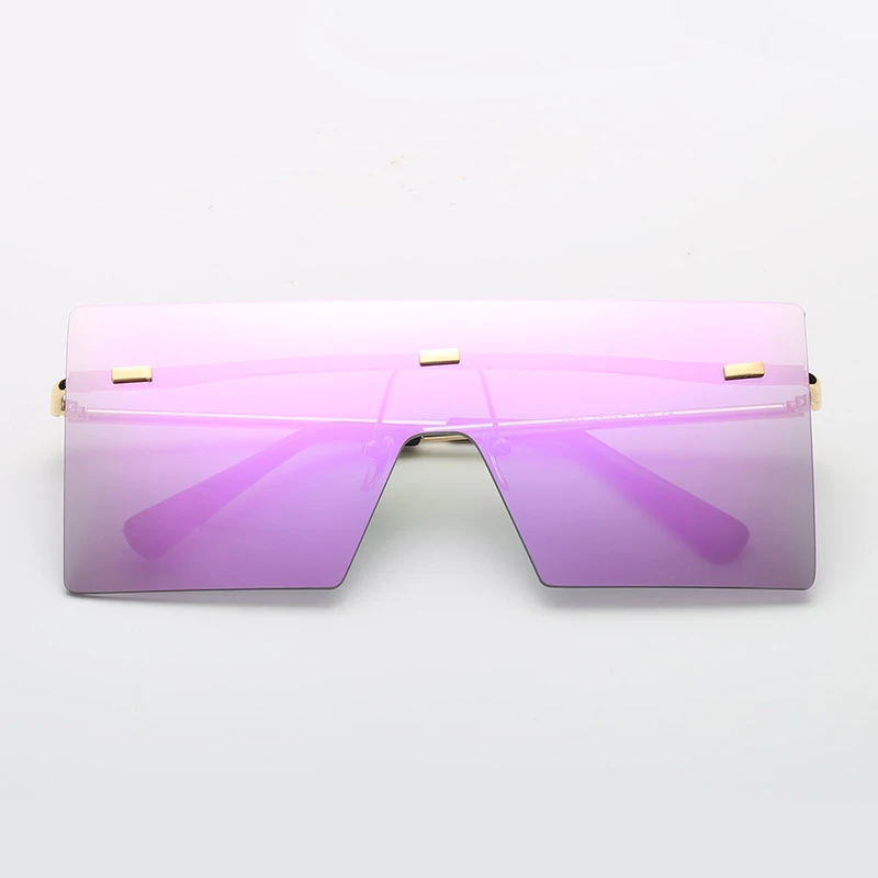 Мужские и женские Квадратные Солнцезащитные очки DANKEYISI, интегрированные солнцезащитные очки в стиле ретро с металлическим дизайном, UV400