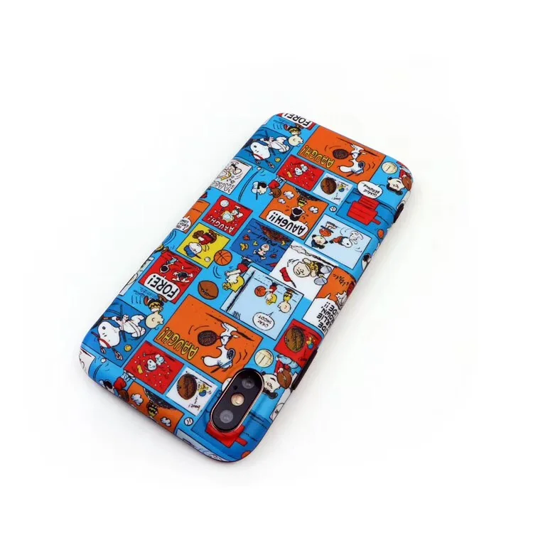 Cute Cartoon PEANUTS Charlie Brown Phone Case For iPhone 7 8 6 6s plus 11 pro x xs max xr Pet dog high quality soft IMD Cover