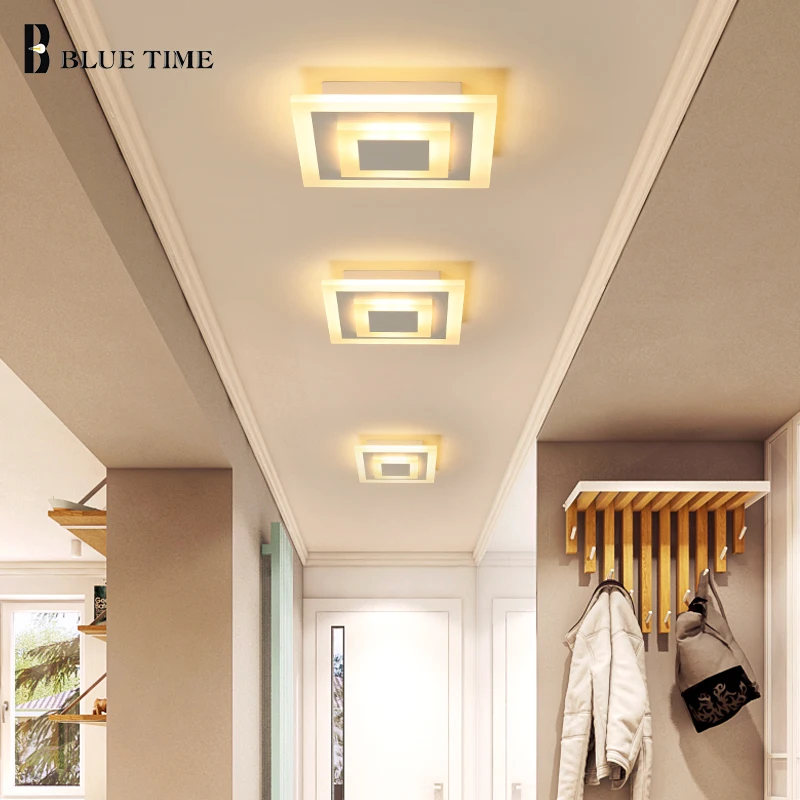 

Square Modern Led Ceiling Light 15W 110V 220V Chandelier Ceiling Lamp for Corridor Light Star Lamp Living room Bedroom Luminaire