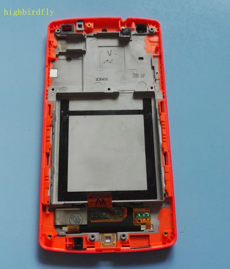 ЖК дисплей Highbirdfly для Lg Google Nexus 5 D821 D820 с сенсорным экраном и рамкой в сборе красный