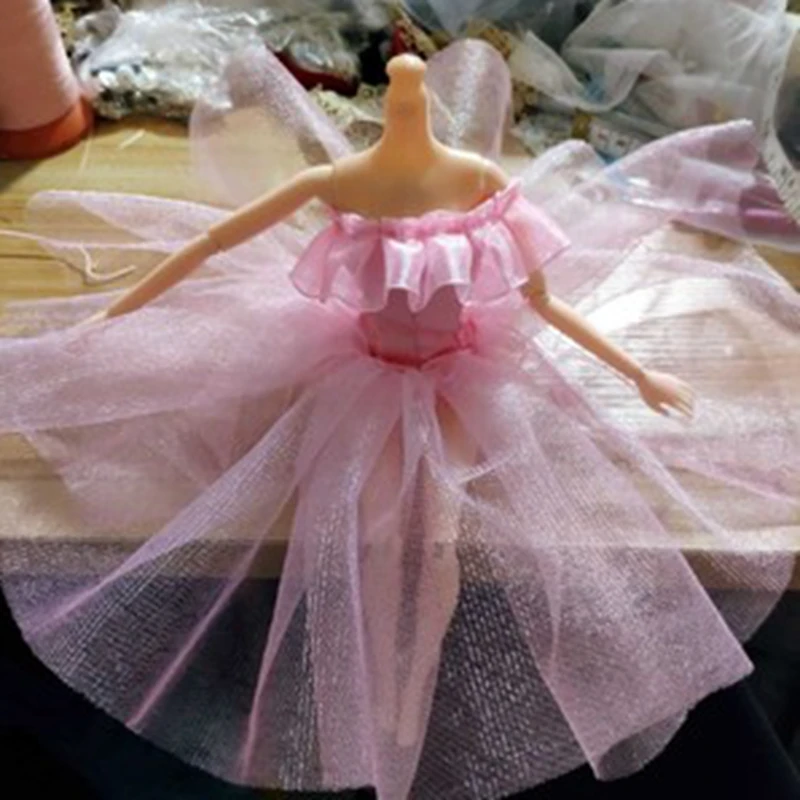 1 м * 5 Мягкая сетчатая ткань для ребенка москитная сетка куклы платье сделай сам