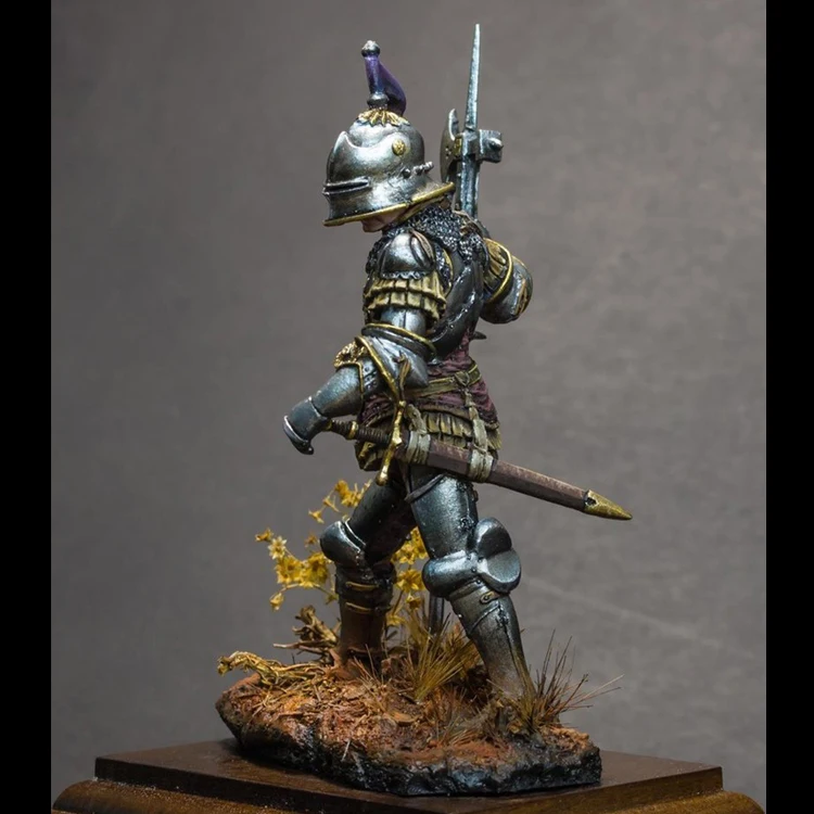 Набор для самостоятельной сборки 75 мм из смолы модель 15th Century Brave Armor Warrior R53|Наборы