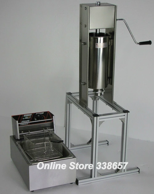 Коммерческая машина для наполнения чурроса 5 л из нержавеющей стали с
