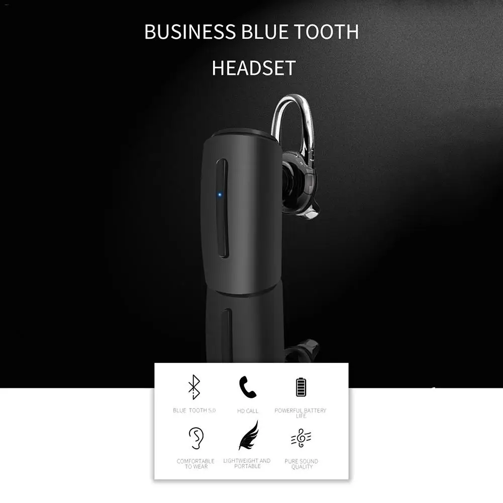 TWS Bluetooth 5 0 стерео наушники с одним ухом Беспроводная Спортивная гарнитура