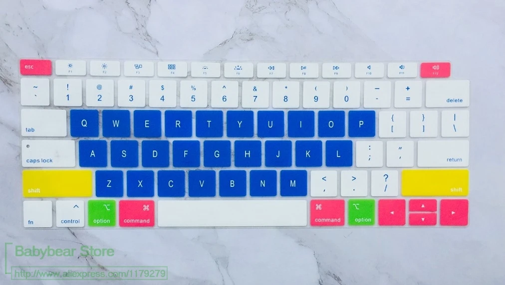 Силиконовый чехол для Macbook Air 2018 13 &quot13 3 A1932 с сенсорным Id английской клавиатурой