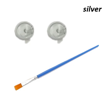 silver 3D Ручная работа, гуашь, ручная работа, литье для ног, набор, клон, порошок, сделай сам, ручная печать, модель, пудра, подарки, форма для украшения дома - Цвет: silver