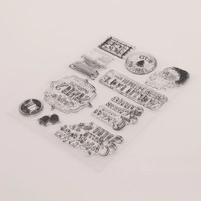 Christmas express Transparent Clear Silicone Stamp/Seal for DIY scrapbooking/photo album Decorative clear stamp | Дом и сад