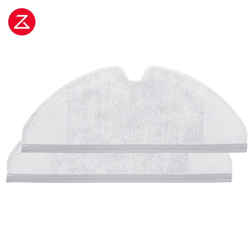 Mopping 2 pcs Робот-пылесос Xiaomi Roborock S50 S51, 2 запасные части, боковые щетки, роликовая щетка, кучи, фильтр, тряпка для уборки пыли, коробка - Цвет: Mopping 2 pcs