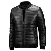 2021 new warm autumn winter leather jacket men plus size m7xl 8xl casual mens motorcycle pu leather jackets and coats