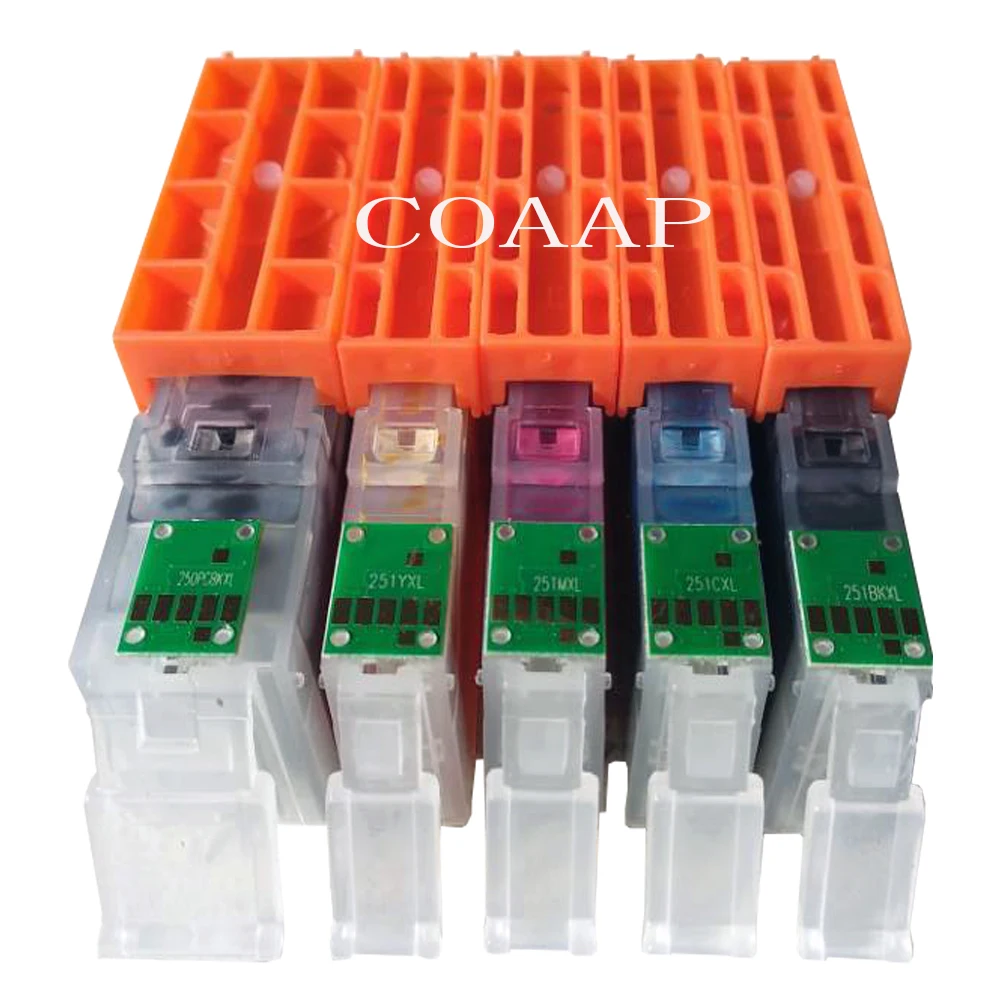 15 Pack Compatible ink Cartridge For CANON 250 251 PIXMA MG6320 MG7120 iP8720 MG7520 printer with Chip full pgi250 cli251 | Компьютеры и