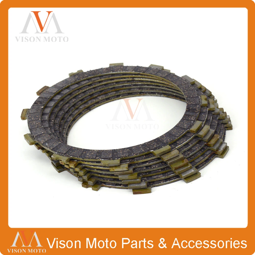 

Clutch Friction Plates Disc Set 7pcs For KAWASAKI KL600 KLR 600 ZL600 ELIMINATOR ZX600 NINJA 600RX ZZR600 600R ZX-6