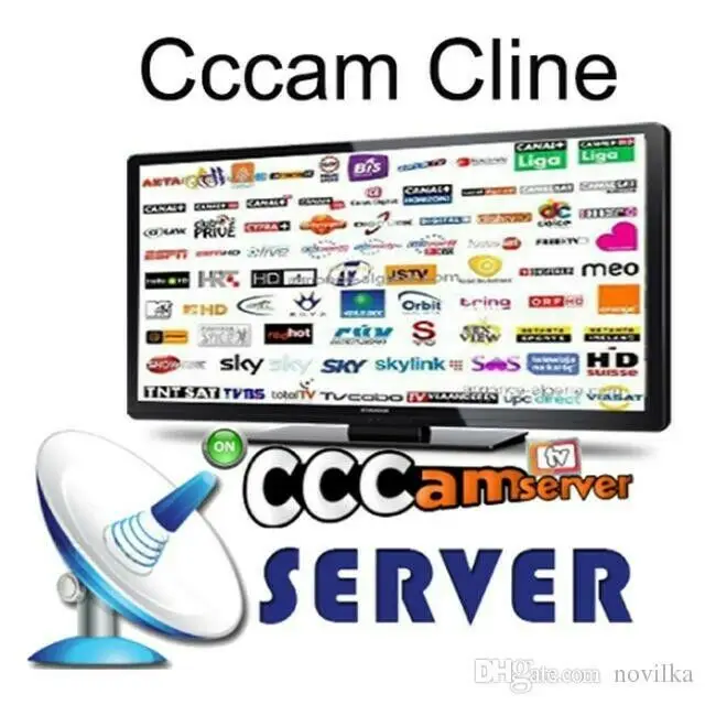 Freesat V7 HD av кабель 1 год резких перемен температуры 7/8/10 линий CCcam Европа Польша