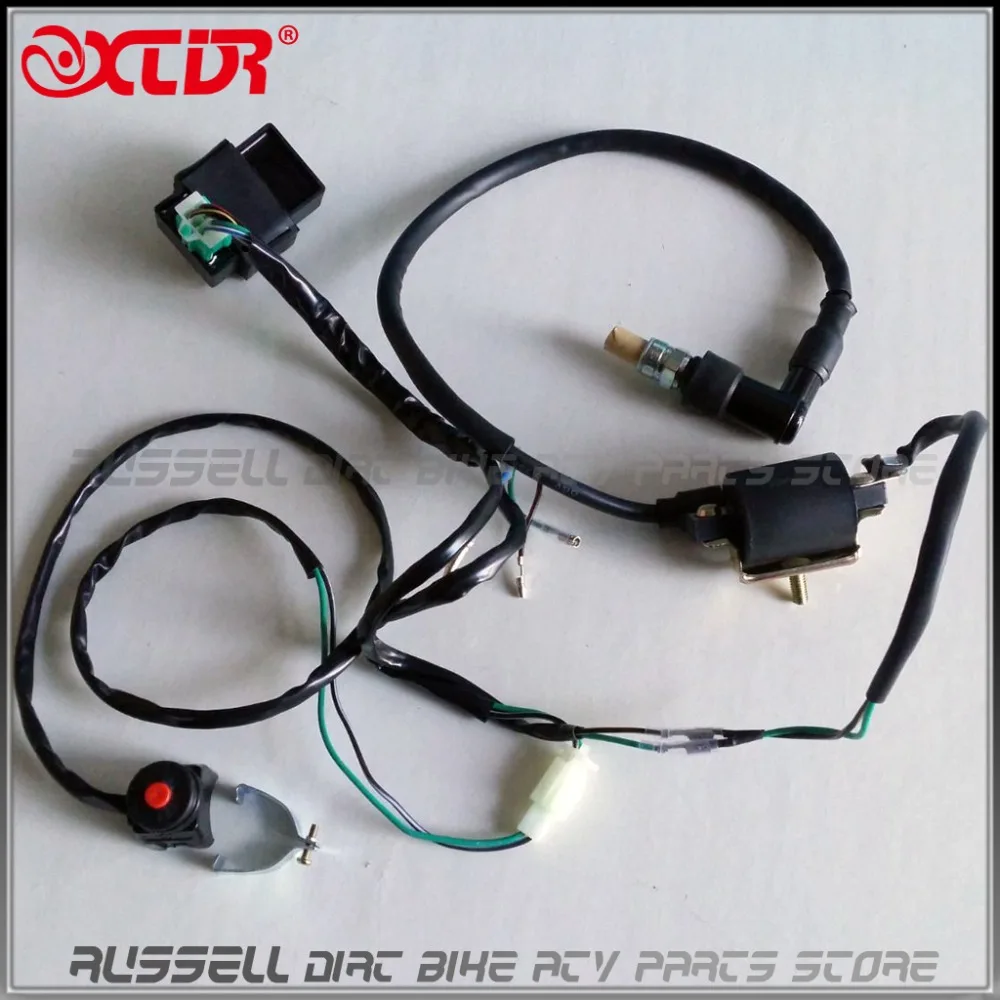 Проводной кабель катушки зажигания CDI для 90cc 125cc 140cc 150cc внедорожника квадроцикла