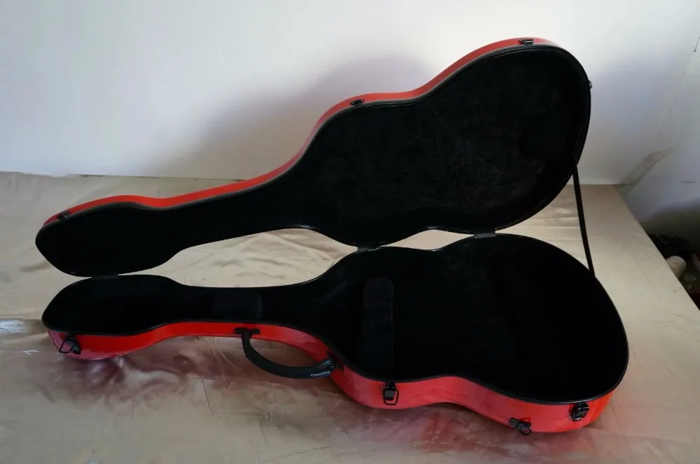 Один 39 &quotКрасная белая черная классика чехол для акустической гитары