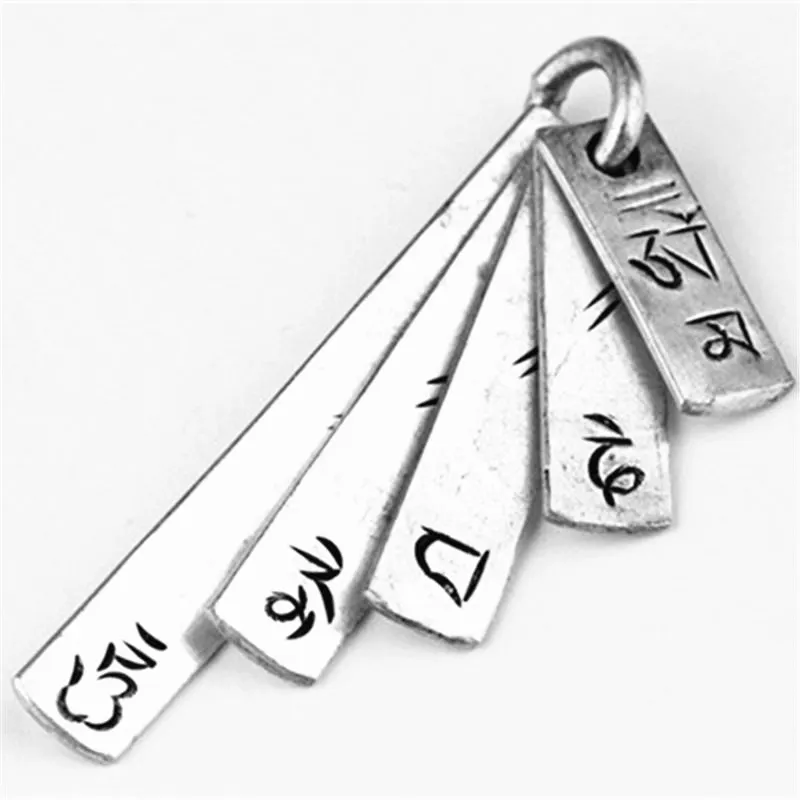 Тибетский кулон для мужчин металлический медный мантра Amulet TBP198|pendant long|mantra