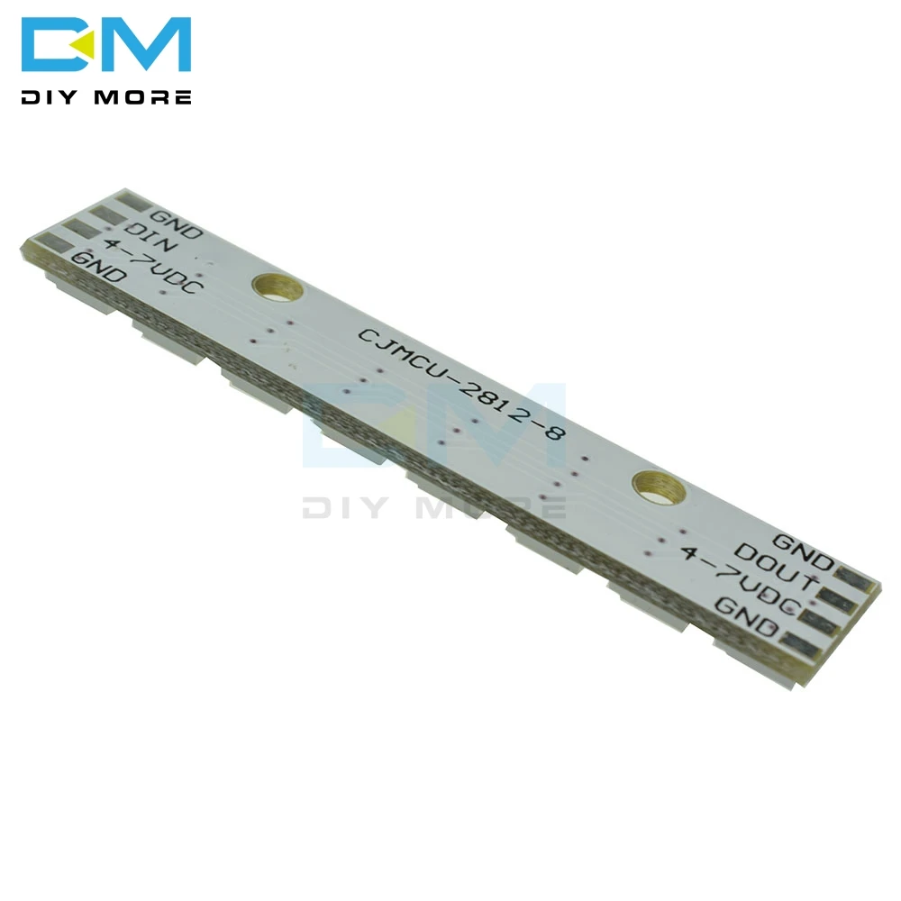 WS2812 WS 2811 5050 RGB СВЕТОДИОДНЫЙ модуль панели лампы 5 в 8 битный Радужный светодиодный