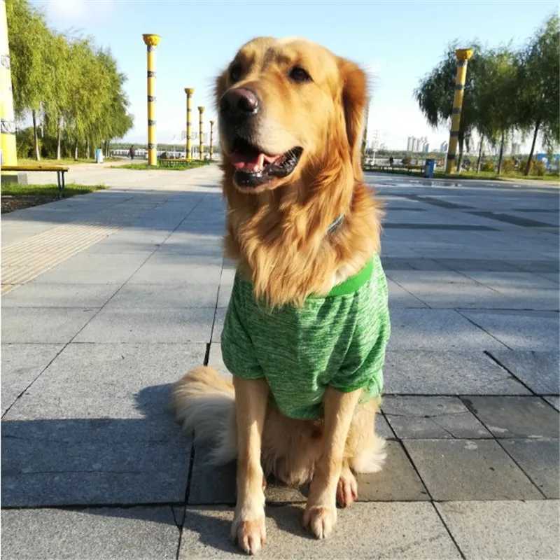 Large Dog Hoodie Coat Sweatshirt Big Clothes Samoyed Golden Retriever Clothing Husky Labrador Pet Outfit | Дом и сад