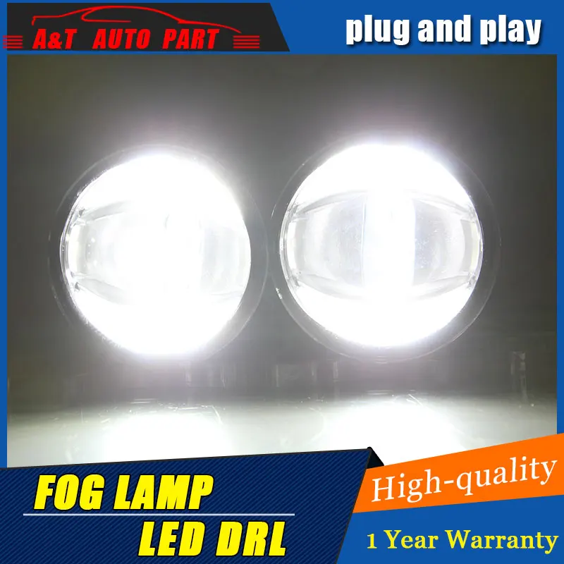 Стайлинга автомобилей Ангел глаз противотуманных фар для Ford светодиодный DRL