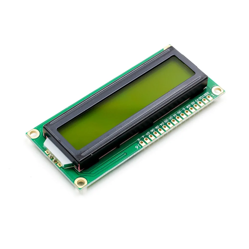 1 шт. модуль LCD1602 1602 зеленый экран 16x2 символа ЖК дисплей модуль. 5 В и белый код для