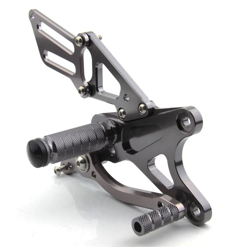 CNC титановые алюминиевые регулируемые Задние подножки для Yamaha YZF-R1 YZF R1 2009 2010 2011 2012 2013