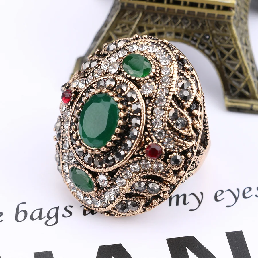 Brokenstone благородный Турции Vintage Кольца для женщин ювелирные изделия|vintage rings for