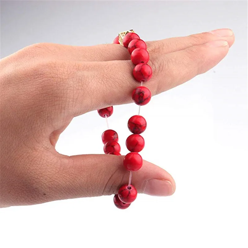 2 шт./комплект мужские и женские браслеты из натурального камня | Украшения