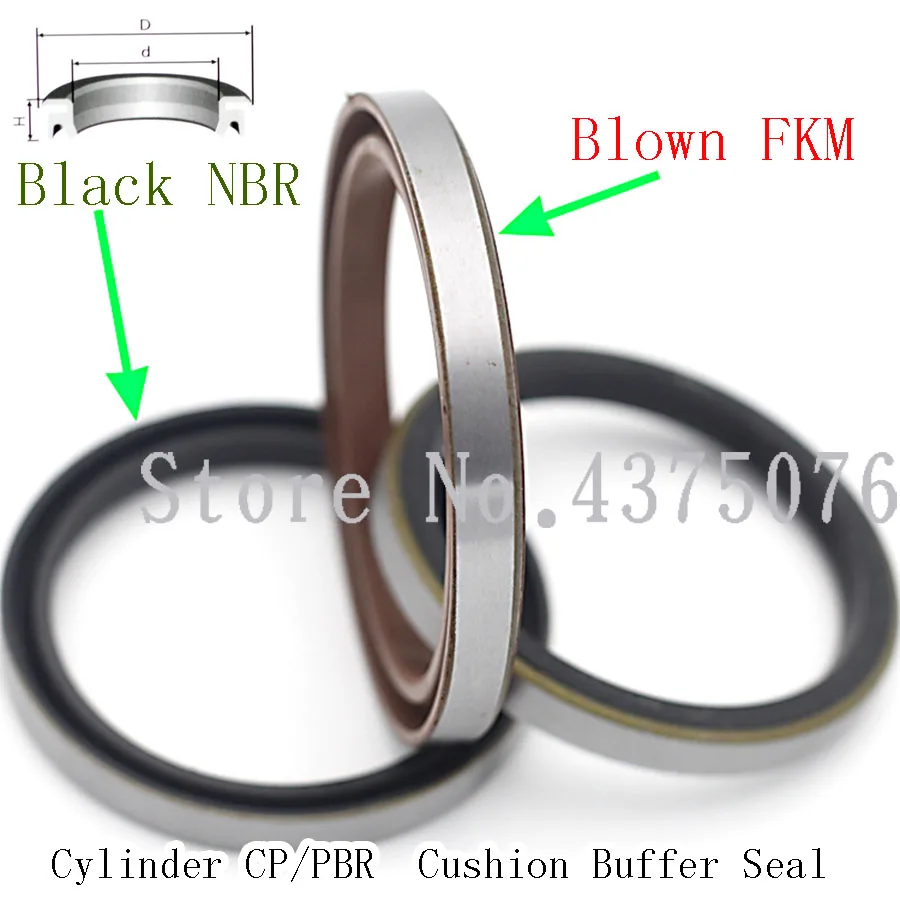 5 шт./лот 32/35/38/40/45/50/55 мм PBR AVB CP Железный чехол внешний FKM резиновый пневматический
