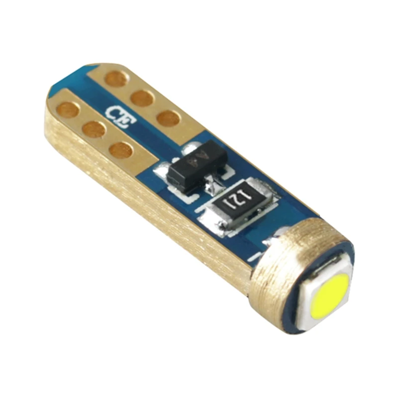 4Pcs Car Interior T5 Led 1 Smd DC 12V 24V Bulbs Light Ceramic Dashboard Gauge Instrument Auto Side Wedge Lamp | Автомобили и