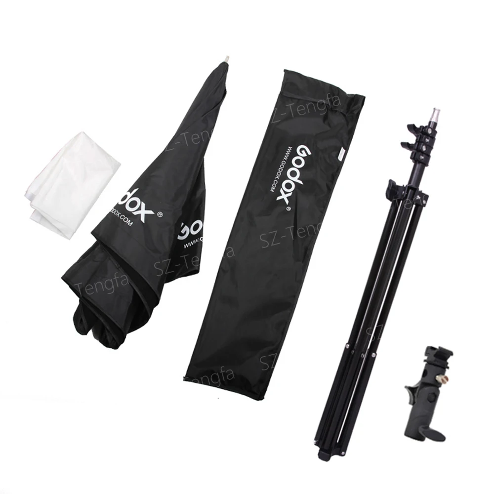 Godox 80 см восьмиугольный зонтик стойка Softbox Горячий башмак кронштейн комплект для