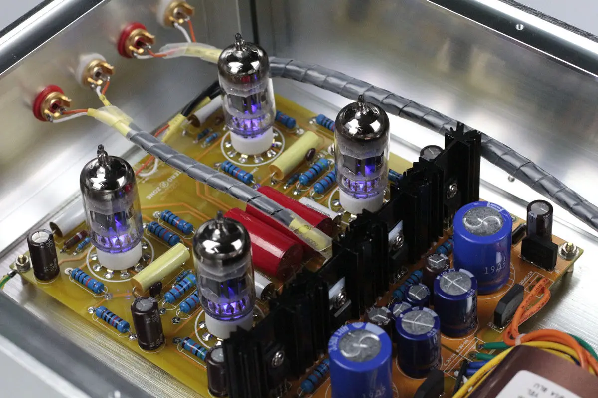 ZEROZONE готовый PRT05A 12AX7 трубный преусилитель база на conrad johnson CL preamp L5 12|Усилители