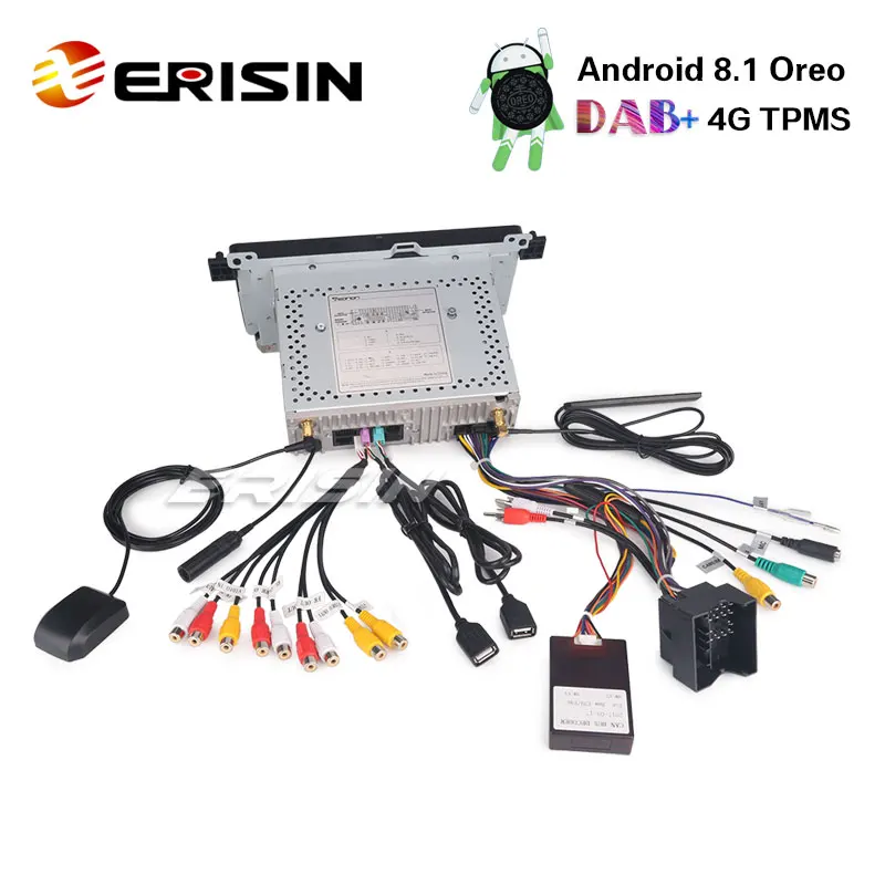 Erisin ES3346B 1 гама 7 дюймов машинный DVD плеер Android 8 автомобильный стерео gps DAB + 4G для BMW