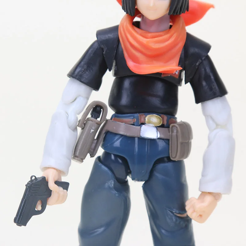 12,5-17 см Dragon Ball Z игрушки Фигурки лазурь нет 18 Klilyn PVC пластмассовая фигурка DragonBall из ПВХ, Коллекционная модель