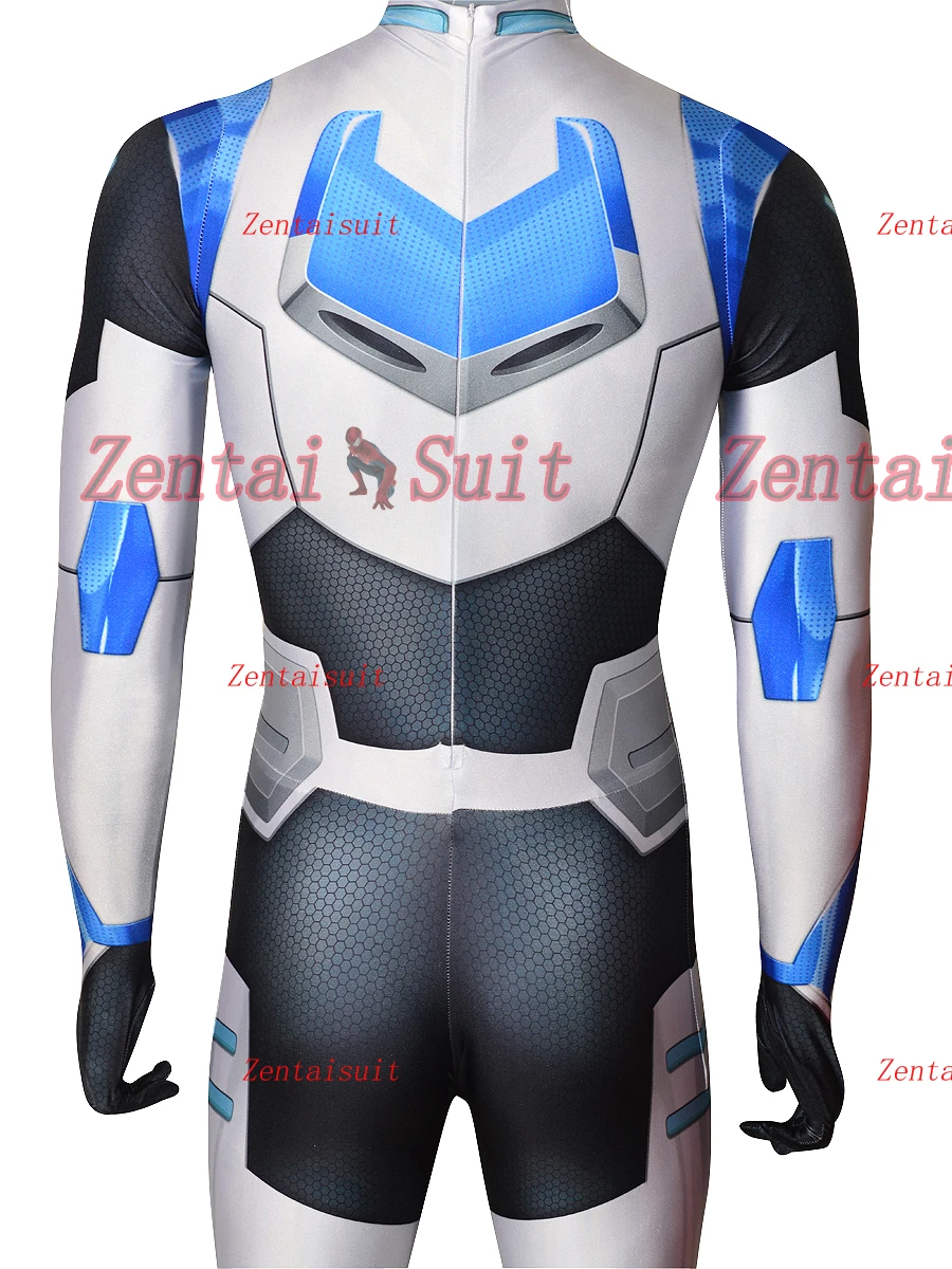 Shiro Voltron костюм Паладин Броня 3D принт спандекс Хэллоуин косплей зентай костюмы