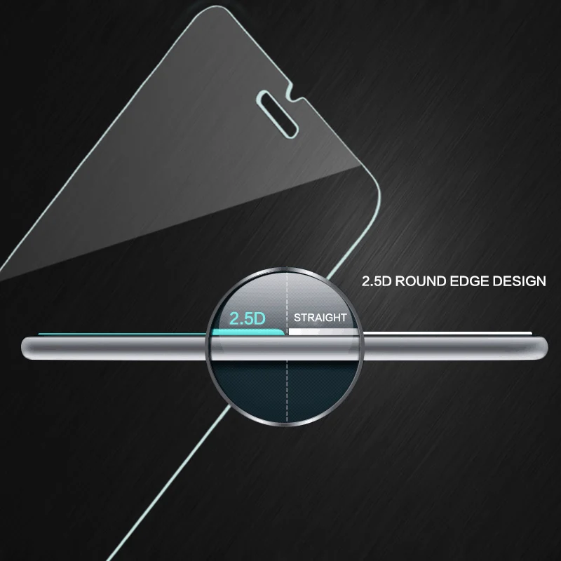 Tempered Glass for on iphone 7 8 Plus 5C Screen Protector 5s SE X XR XS Max 6 s 2.5D 0.3mm Film |