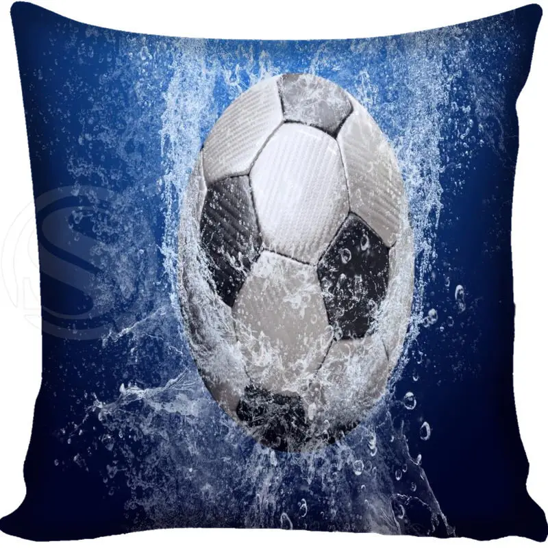 

High Quality football Style throw Pillowcase Square Zippered Pillow Cover Custom Gift 40x40cm Drop Shipping