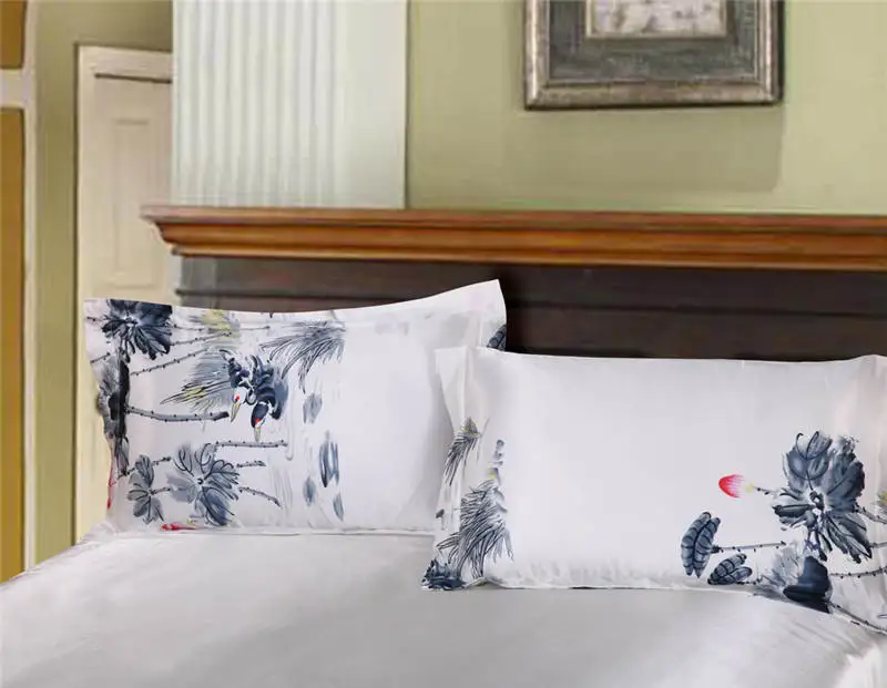 Наборы постельного белья из сатина и шелка пододеяльник покрывала для кровати