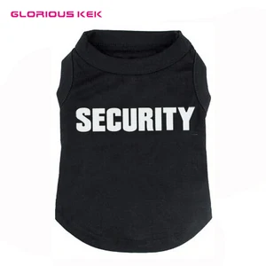 Летняя футболка для собак Glory KEK, одежда для маленьких и больших собак, однотонный жилет для собак с надписью, базовая одежда для собак чихуахуа
