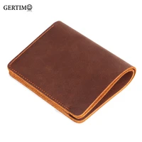 2019 retro men purse for men genuine leather mens wallets casual male wallet card holder cowskin brown small purses