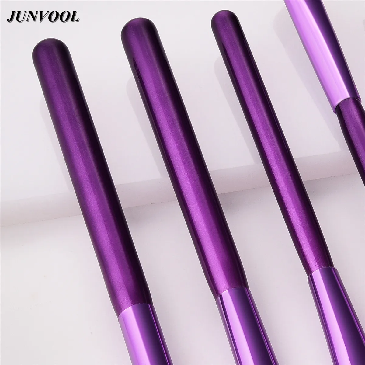 

6Pcs Purple Makeup Brushes Set Powder Foundation Eyeshadow Lash Eyeliner Lip Cosmetic Brush Double Head Eyebrow Comb Beauty Tool