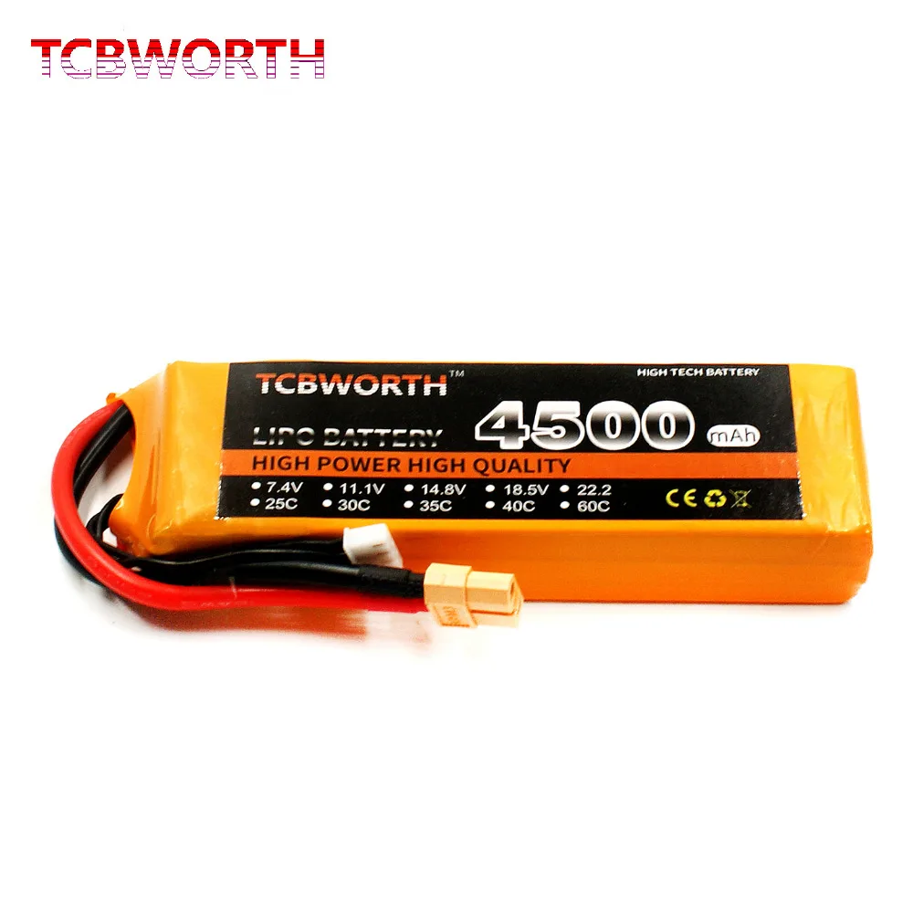 3S RC Дрон LiPo батарея 11 1 В 4500 мАч 40C Burst 80C батареи для радиоуправляемого самолета