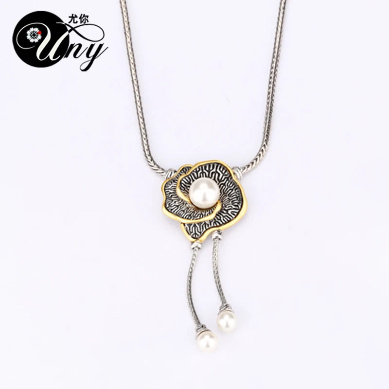 Uny Винтаж jewelries Наборы Элегантный комплект ювелирных изделий с искусственным