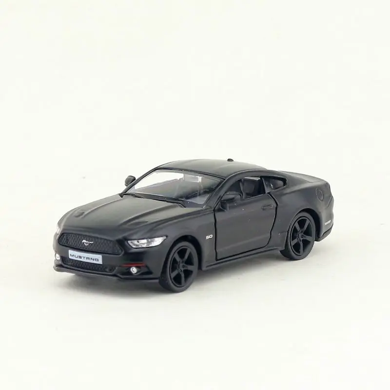 Mattle Black РМЗ город/1:36 литая под давлением игрушечная модель/Ford Mustang GT супер спорт/Развивающие автомобиль для детей подарок/Коллекция - Цвет: Mattle Black