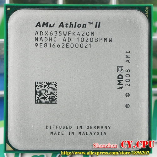 Процессор AMD Athlon II X4 635 CPU Processor Quad-CORE (2.9ГГц/ L2 2МБ /95Вт / 2000ГГц) Socket am3 am2+ бесплатная доставка 938 пинов продается за 640 рублей.