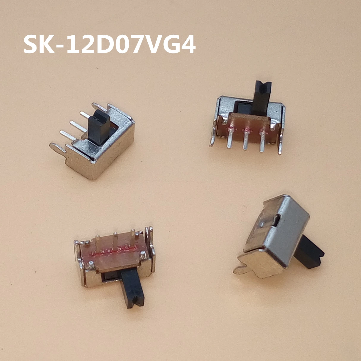 20 шт. SK12D07VG4 3 контактный PCB 2 позиционный 1P2T SPDT Миниатюрный переключатель слайдов с
