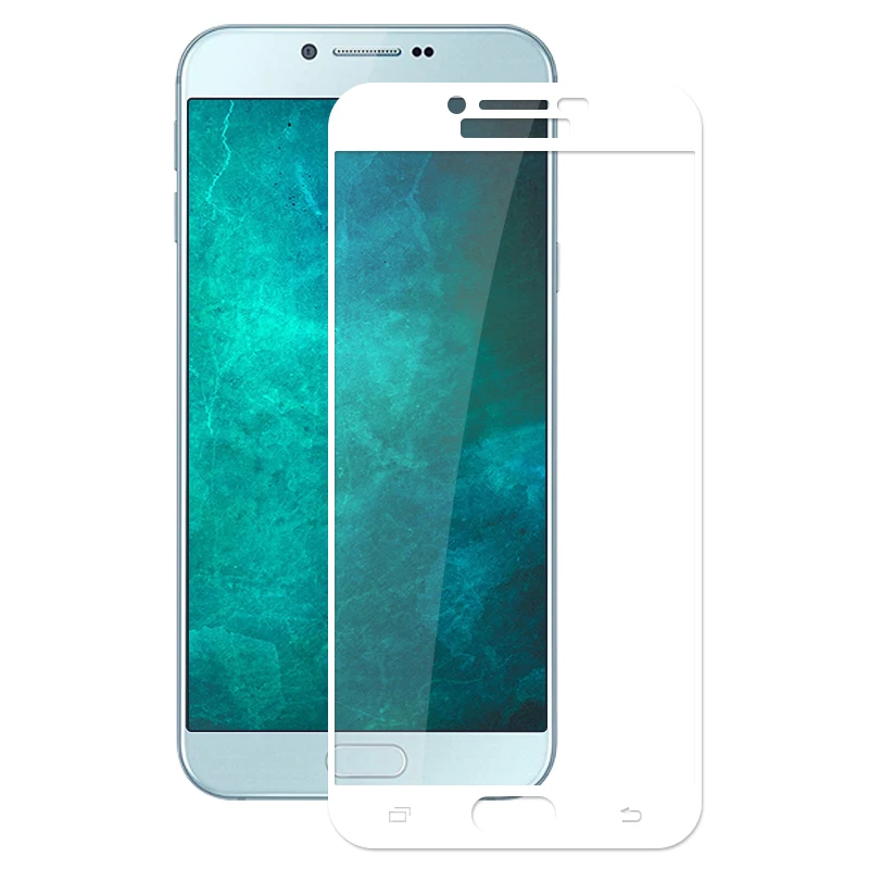 Screen Protector for Samsung Galaxy A8 2016 A810 Anti-Fingerprint 5.7&quot SM-A810F Tough Protection Tempered Glass Thin Front Film |