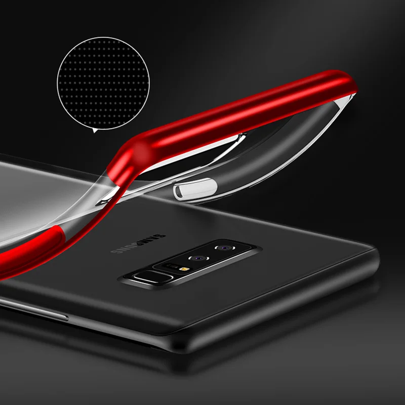Высококачественный мягкий прозрачный чехол SIXEVE для Samsung Galaxy S6 S7 Edge S8 S9 Plus Note 8 9