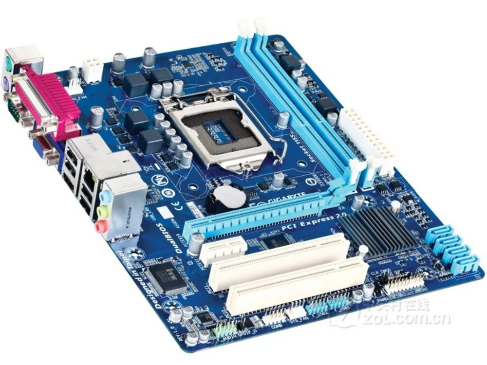 Новинка, GIGABYTE GA-H61M-S2PH рабочего Материнская плата H61 LGA 1155 i3 i5 i7 DDR3 16G